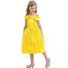 Belle Princess Carnival Costume, 7 Accessories, Cotton/Polyester, Yellow, 5-6 Years/110-120cm