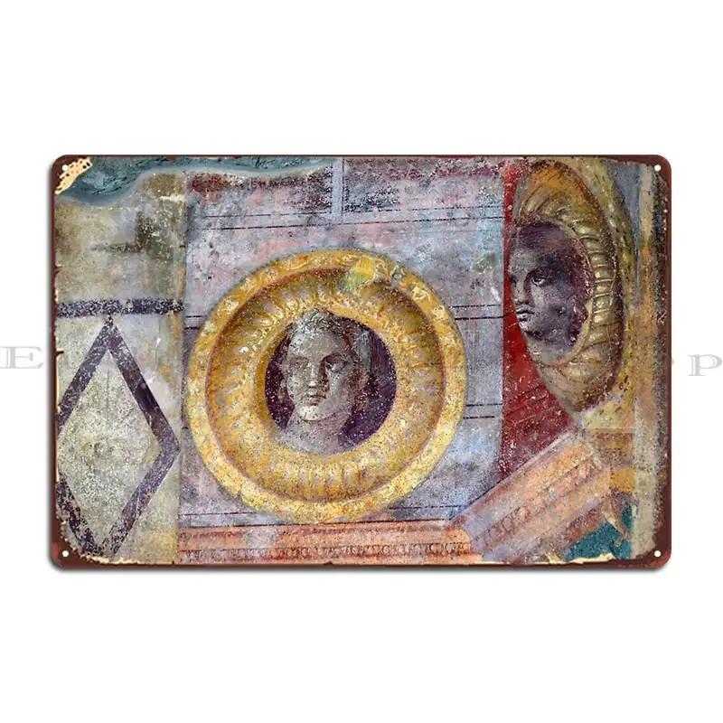 

Ancient Roman Art Metal Signs Funny Create Wall Decor Printed Home Tin Sign Poster 20x30cm（7.8x11.8inch）