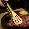 Stainless Steel Food Tongs Reusable BBQ Grilling Tong Steak Salad Bread Buffet Non-Stick Clip Cooking Clamp Kitchen Accessories