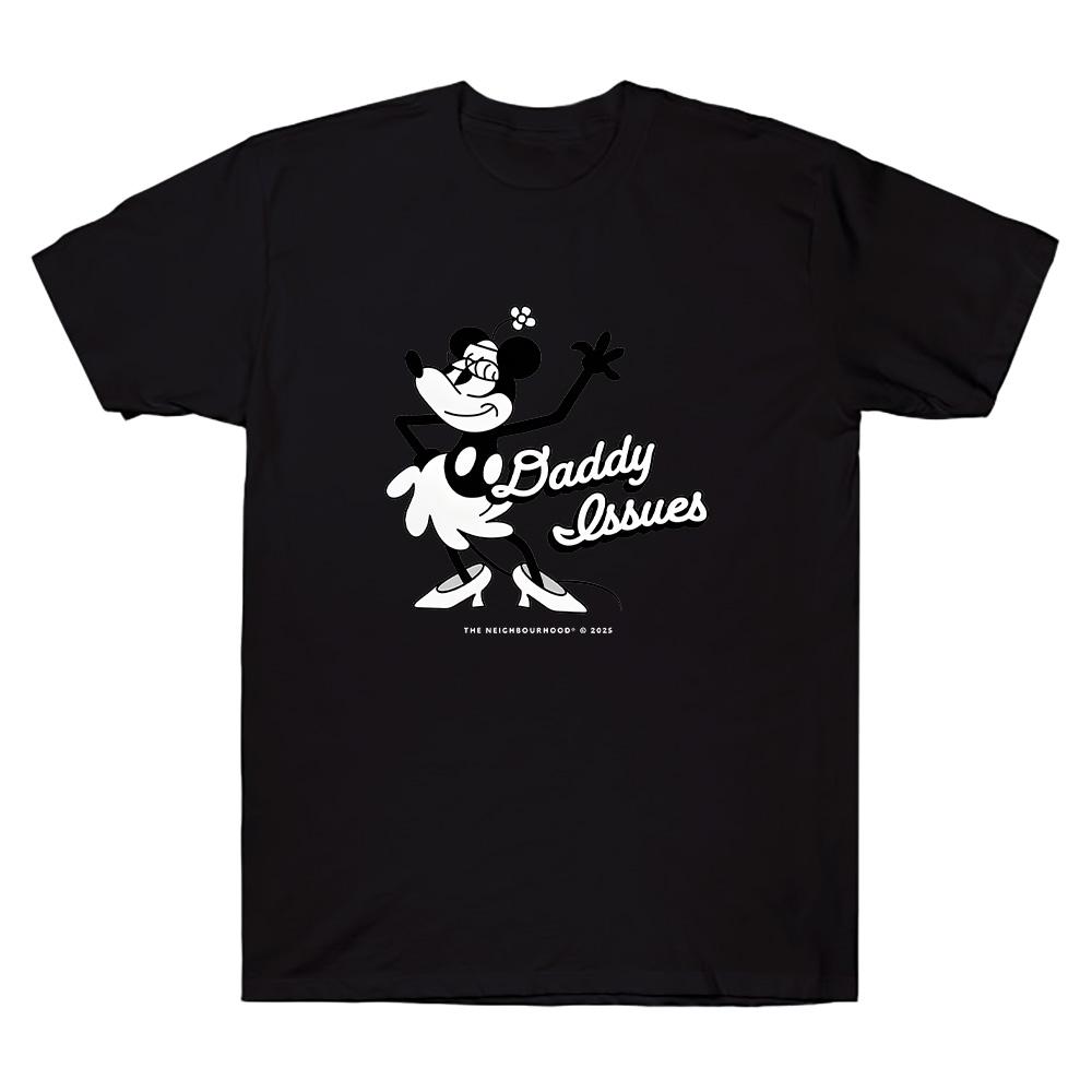

Minnie Issues Tee The Neighbourhood Band Wiped Out! Album Graphic T-shirt Hip Hop Unisex Streetwear Cotton Summer Clothing XS чёрный