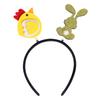2Pcs Happy Easter Hair Hoop Bunny Carrot Eggs Chick Headband Party Prop