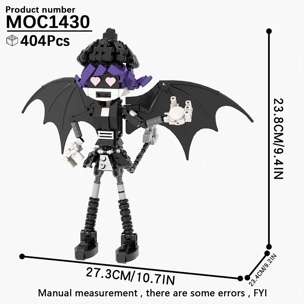 MOOXI Murder Drones Actionfigur MOC Steine Cartoon Uzi·Doorman V N Modell Set Bausteine Kinderspielzeug MOC1430 MOC1431 MOC1432