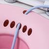 Bath for Toilet Seat Soaking Seat with Hanging Hole Hip Basin Toilet Tub for Elderly