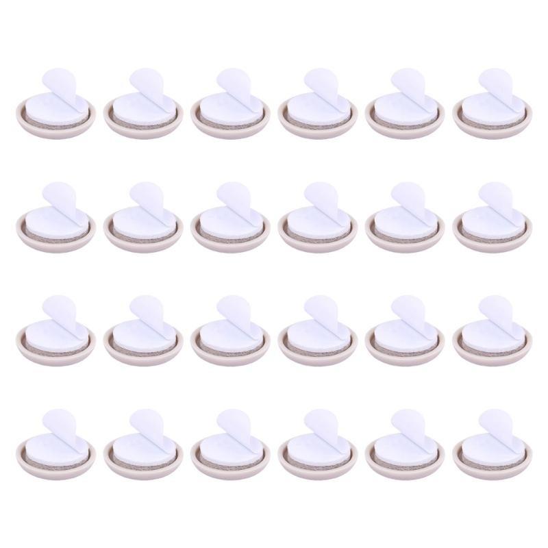 

24pcs Furniture Foot Pads Thick Shock Absorption Floor Guard Caps Slip Resistant