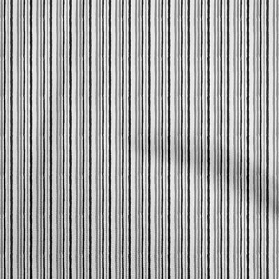 Cotton Flex Gray Fabric Stripes Sewing Craft Projects Fabric Prints By Yard 40 Inch