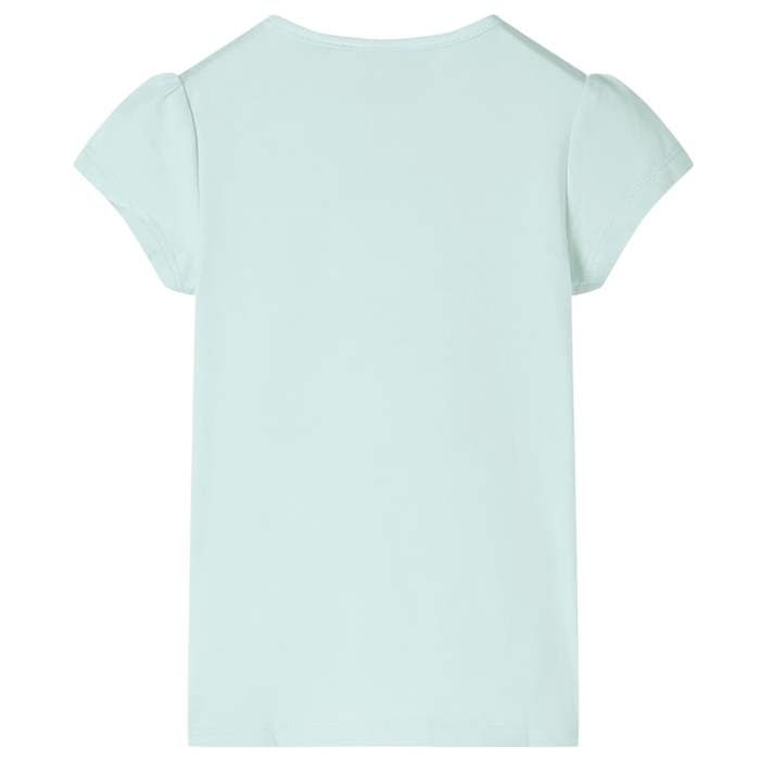Children's T-shirt with Short Sleeves Light Mint 92/104/116/128/140