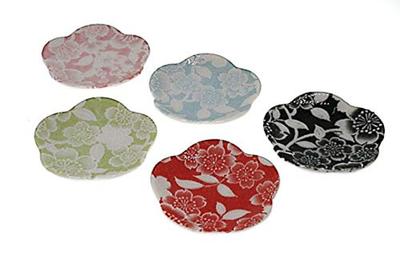 Gorgeous Small Flower Chopstick Rest Set Made In ACSWEBSHOP Original (5 Pieces) Japan,