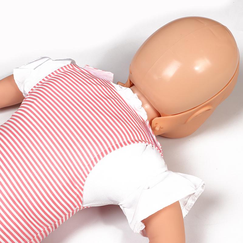 Modèle d'infarctus du nourrisson Mannequin d'entraînement à l'obstruction des voies respiratoires du nourrisson Mannequin de RCR Outil d'enseignement médical