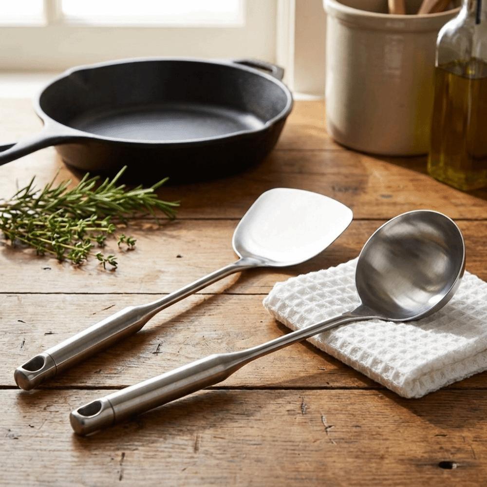 Rustproof Kitchen Shovel Spoon Thickened Wok Spatula Spoon Cooking Shovel  Cooking