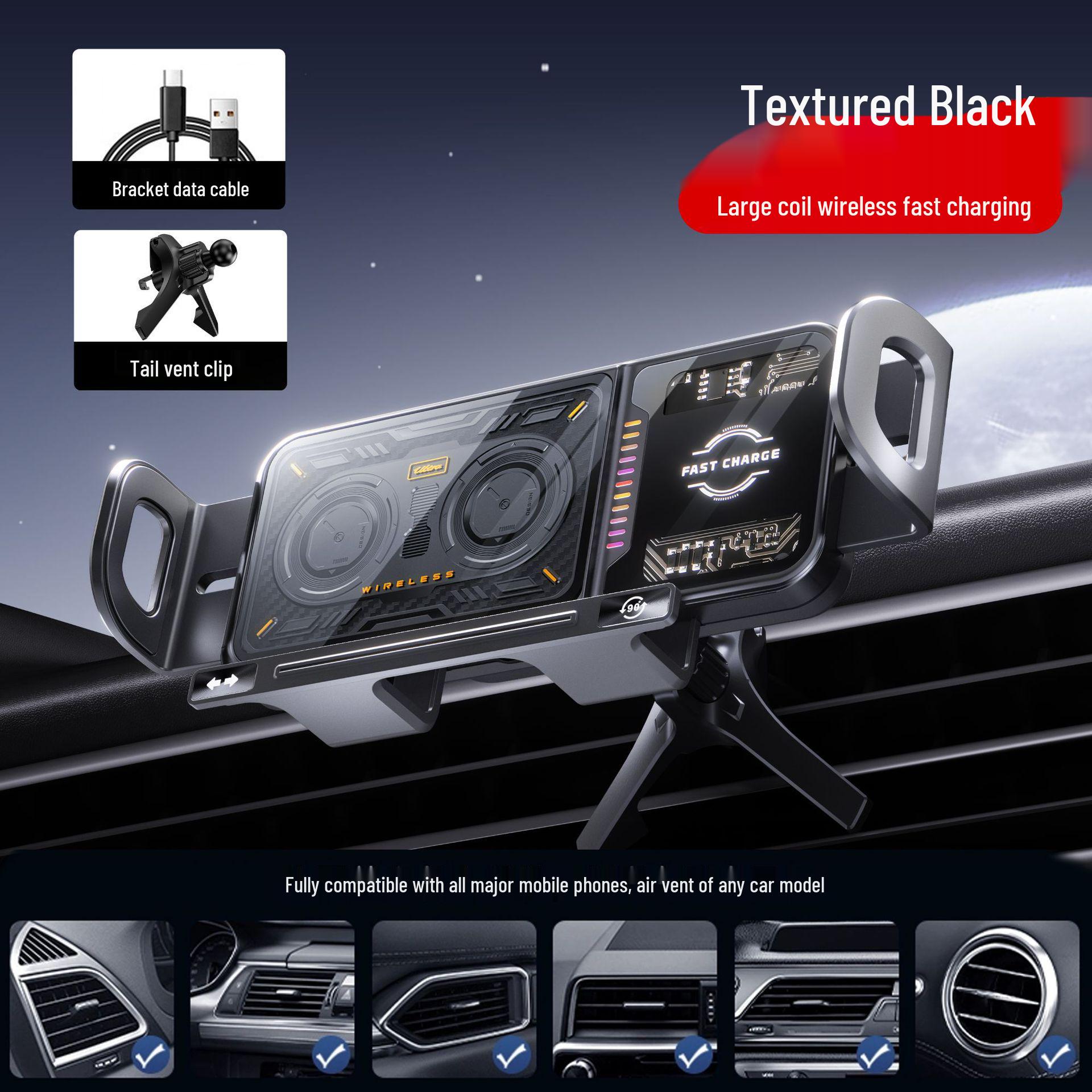 

Складной беспроводной держатель для телефона в автомобиль