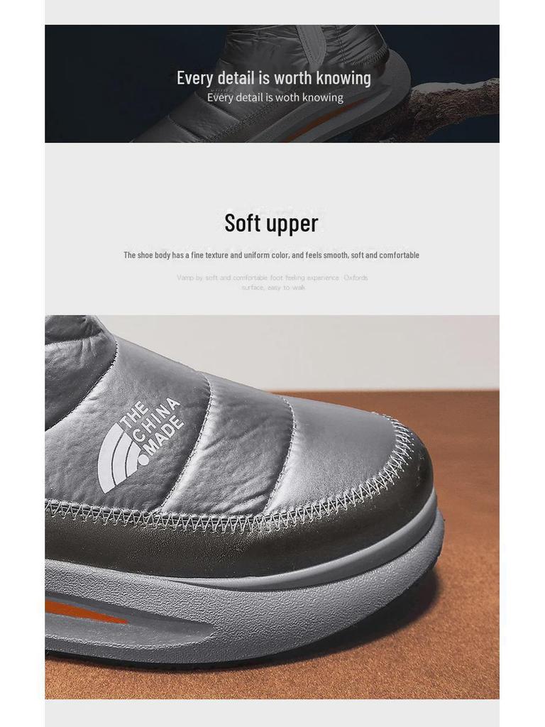 Northeast Men's Winter Snow Boots: -40°F, Non-Slip, Waterproof, Fur-Lined, Warm Cotton Shoes