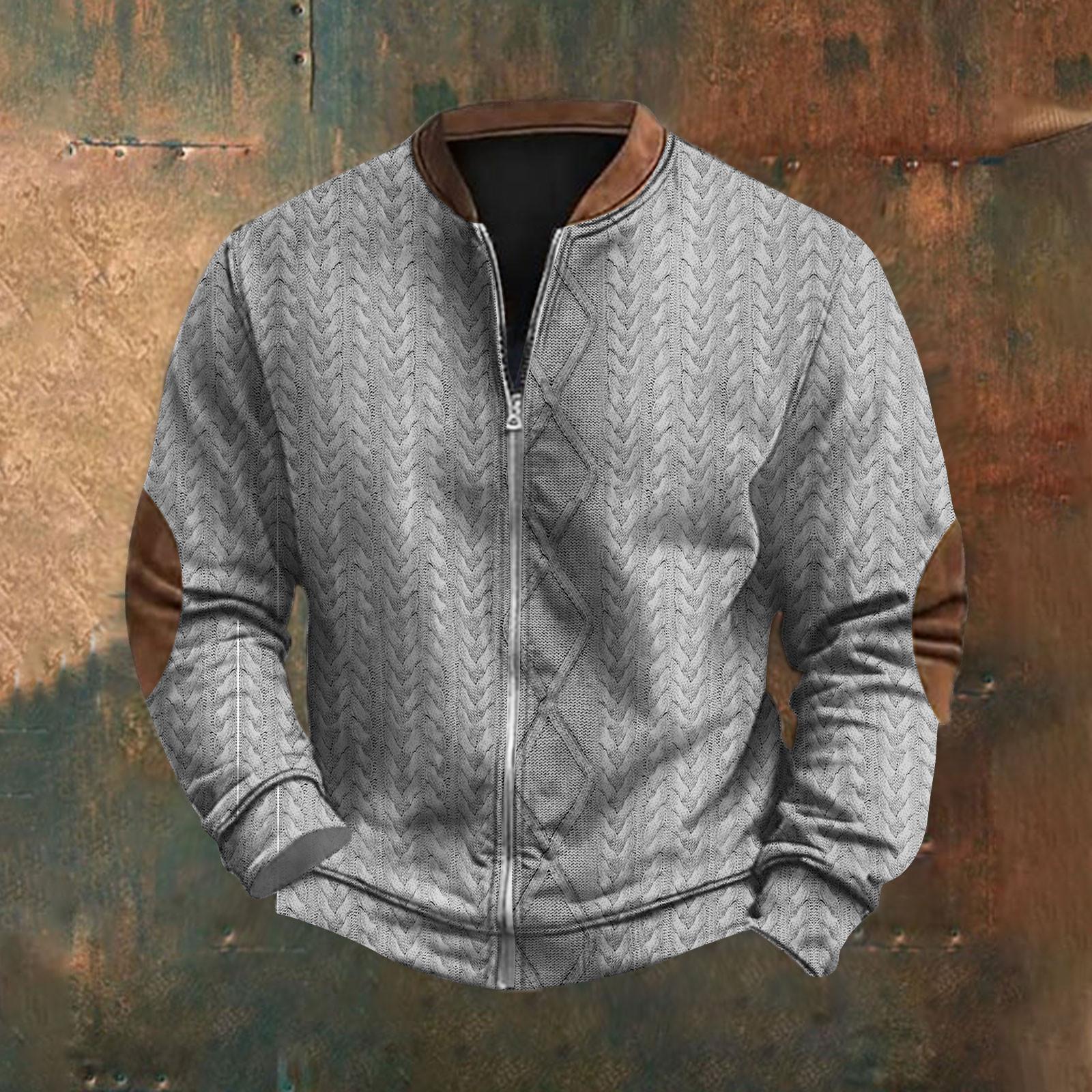 

Мужская повседневная толстовка в стиле ретро с градиентным принтом XXXL