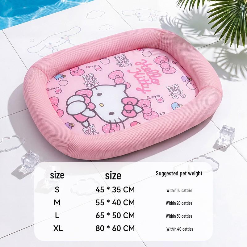 Cooling Sandwich Bib Dog House with Cool Mat for Small and Medium Dogs and Cats - Spring and Summer Pet Supplies