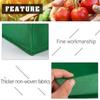 1/2/3 PCS Planting Grow Bag Rectangle Plant Bed Elevated Vegetable Box Fabric Garden Bed Breathable Planting Container Grow Bag Planter Pot