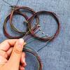 6pcs/set Rainbow Colorful Guitar Strings For Acoustic Folk Guitar Classic Guitar Multi Color