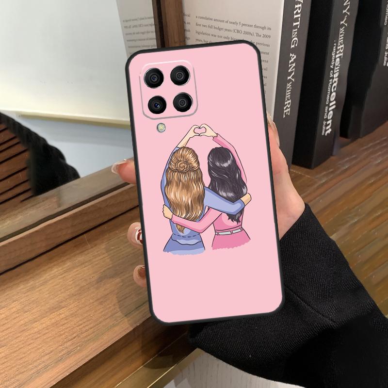 Best Friends BFF Matching Case For Samsung Galaxy M13 M53 M51 M31 M11 M14 M34 M54 M12 M32 M52 M16 M36 M56 M15 M35 M55