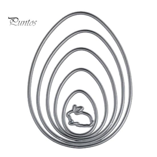 

6шт пасхальное яйцо кролик трафарет для DIY скрапбукинг альбом бумажная карточка