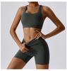Alo Hochfest Stoßfest Bare Feel Sport-BH & Schnelltrocknendes Yoga-Anzug Damen Tennis-Set