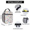 Pikmin Game Pattern Accessories Insulated Lunch Bag For School Office Food Container Portable Thermal Cooler Lunch Boxes