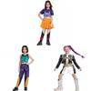 Wicked Childrens Princess Dress With Tulle Fabric For Halloween Cosplay Kids Age 3-8