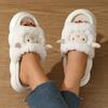 New Four Seasons Sheep Linen Slippers Cute Non-slip Sweat-absorbing Indoor Household Breathable Cotton and Linen Slippers Couple