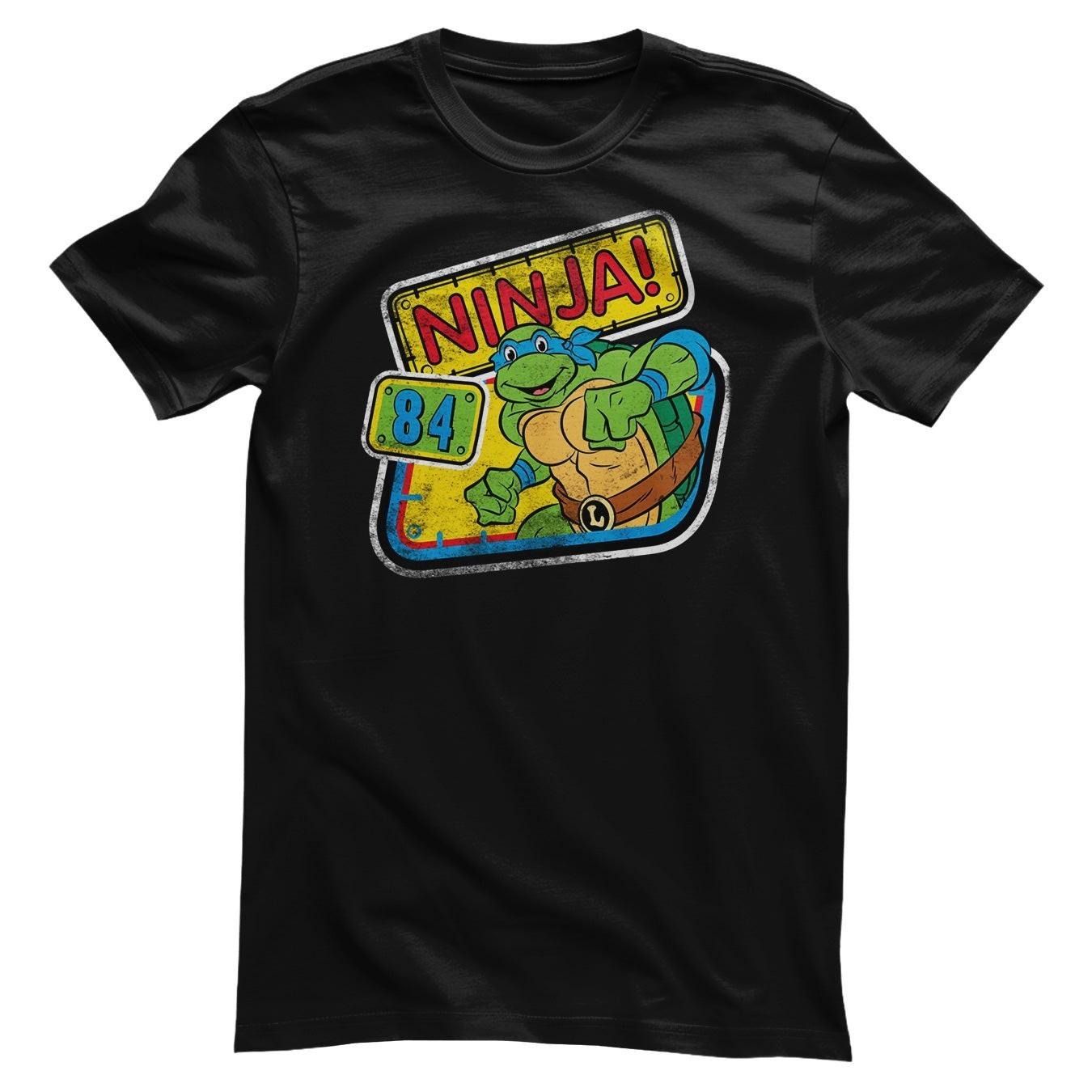 Licence Officielle Teenage Mutant Ninja Turtles Ninja 84 Rétro T-Shirt S