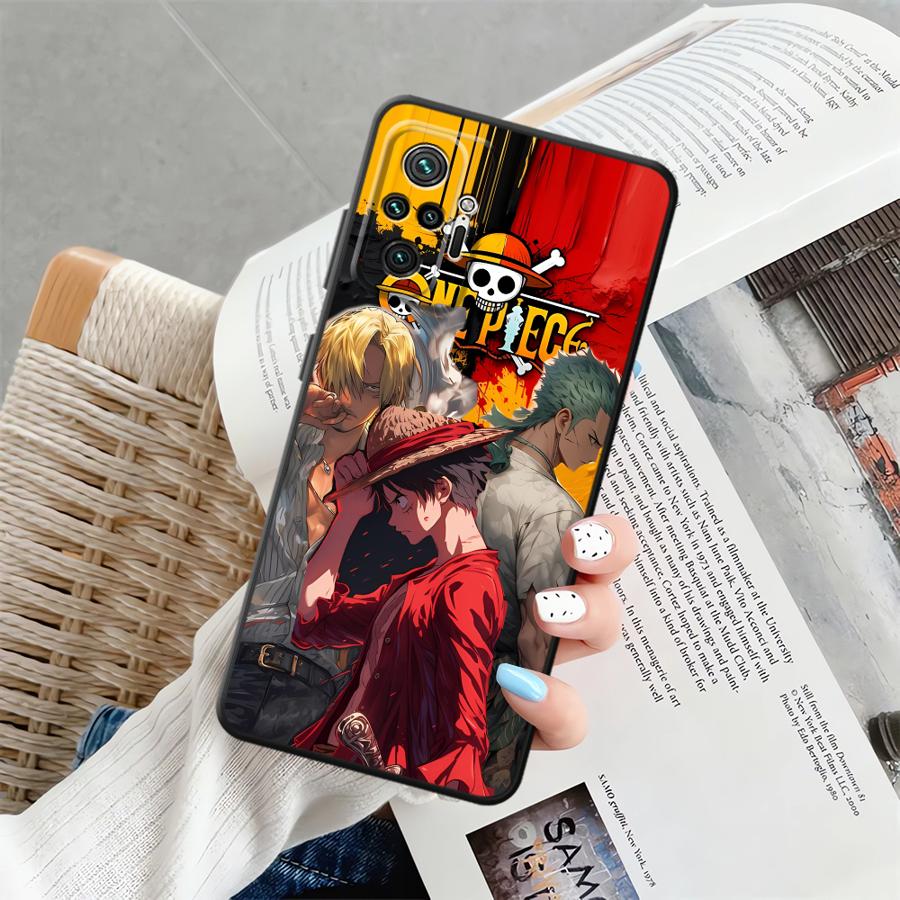 Case for Xiaomi Redmi Note 10S 11S 10 9 8 Pro 12S 9s 11 13 12 Pro Plus Funda Phone Cover Anime Luffy Zoro