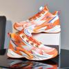 2025 New Boys Sneakers Children's Rotating Button Running Shoes Middle and Older Students Boys and Girls Basketball Shoes