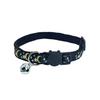Pet Collar Cat Face Safety Buckle Quick Release Adjustable Length Soft Bell Hot Stamping Star Moon Design Cat Collar