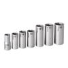 PROXXON Deep Socket Set Garage Laser Marking for Easy Size Maintenance and Assembly of Farm and Equipment 3/8" (7 Pieces), 3/8" (9.5mm) Drive, Tools,