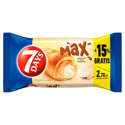 7 Tage Max Croissant mit Vanillefüllung 110 g