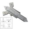 Welding Gauge Ruler Weld Seam Bead/Fillet/Crown Test Ulnar Ruler 60 70 80 90
