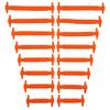 16Pcs Elastic Shoe Laces for Sneakers Running Shoes Silicone Stretch No Tie Shoelaces Unisex Fashion Rubber Band Laces