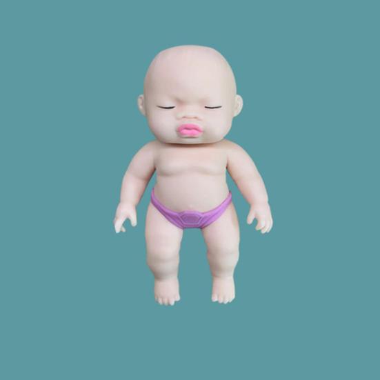 Cheap Simulation Human Baby Doll Squeeze Toy Flexible Tensile Rebound ...