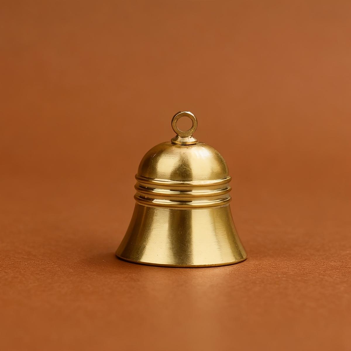 1Pc Brass Bell Ornament, Brass Doorbell, Home Decorative Wind Chime, Decorative Bell Craft Straight rod bell
