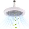 Aromatherapy Ceiling Fan with LED Light E27 Base Remote Control Rotatable Silent Electric Fan for Kitchen Bedroom Living Room
