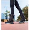 Winter thick women's snow boots Warm Plush Mid-calf Boots Non slip Waterproof  Platform Snow Boot Casual Female White shoes