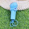Kids Microphone Keychain Shape Recorder Pendant Reusable Recording Function Compactly Keyring Design Safe ABS Gift Item