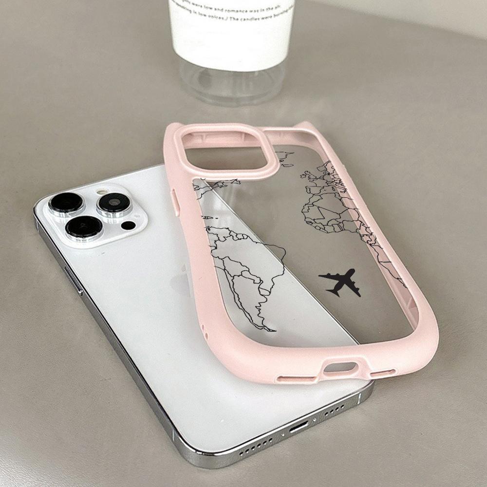 Мягкие чехлы для телефонов с кошачьими ушками для iPhone 16 15 13 12 11 Pro Max 14 Plus — фото 7