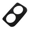 ABS Carbon Fiber Rear Water Cup Holder Cover For Subaru Crosstrek  2024 Rear Drain Cup Cover Car Accessories