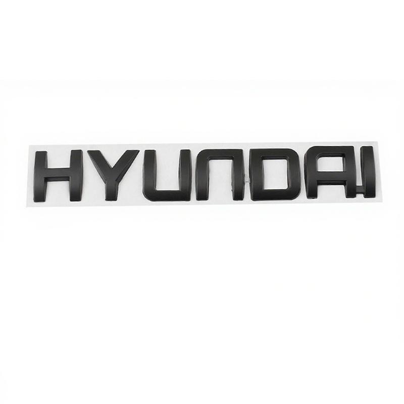 1 Stück 3D Panzer Aufkleber Emblem Gold Silber Schwarz Rot Sticker für Hyundai Tucson IX35 I30 I20 Kona Coupe Veloster I40 Getz Zubehör TT35