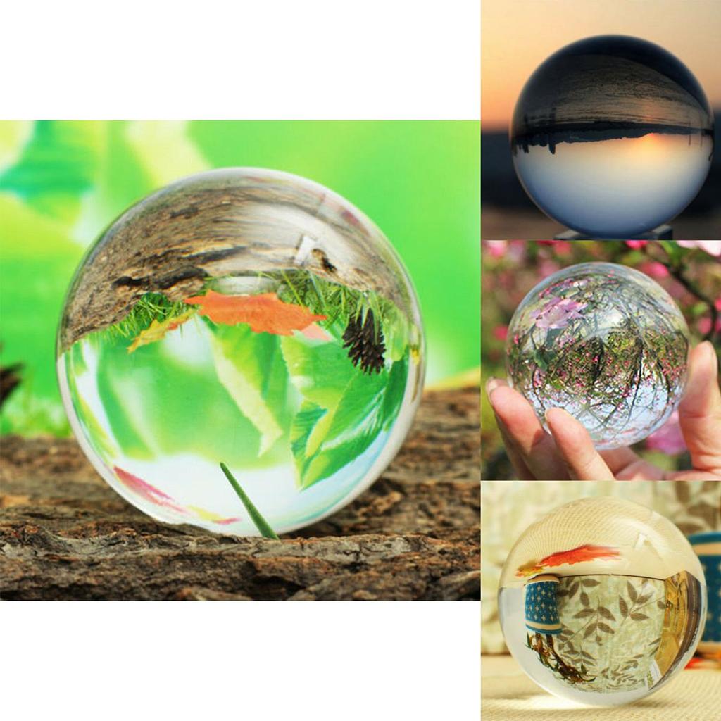 Premium Qualität Glas Klare Kristallkugel 40mm Und 60mm Für Atemberaubende Foto-Requisiten