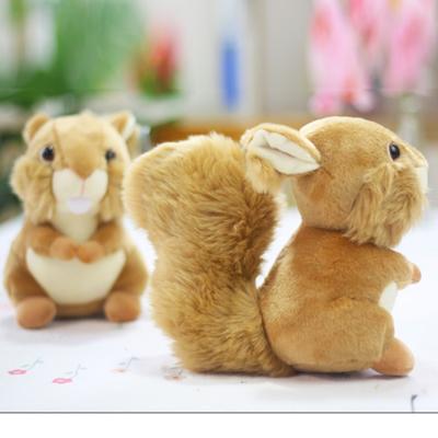 20cm Cute Squirrel Stuffed Plush Toys Big Tail Animal Dolls Birthday Gift for Children