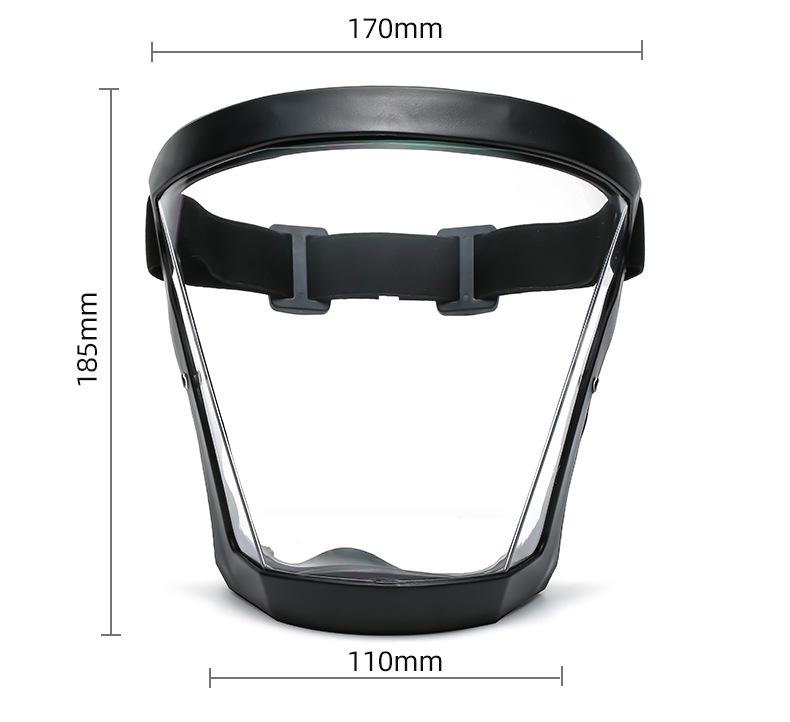 High-Definition Anti-Fog Full Face Shield - Windproof & Dustproof Protective Mask