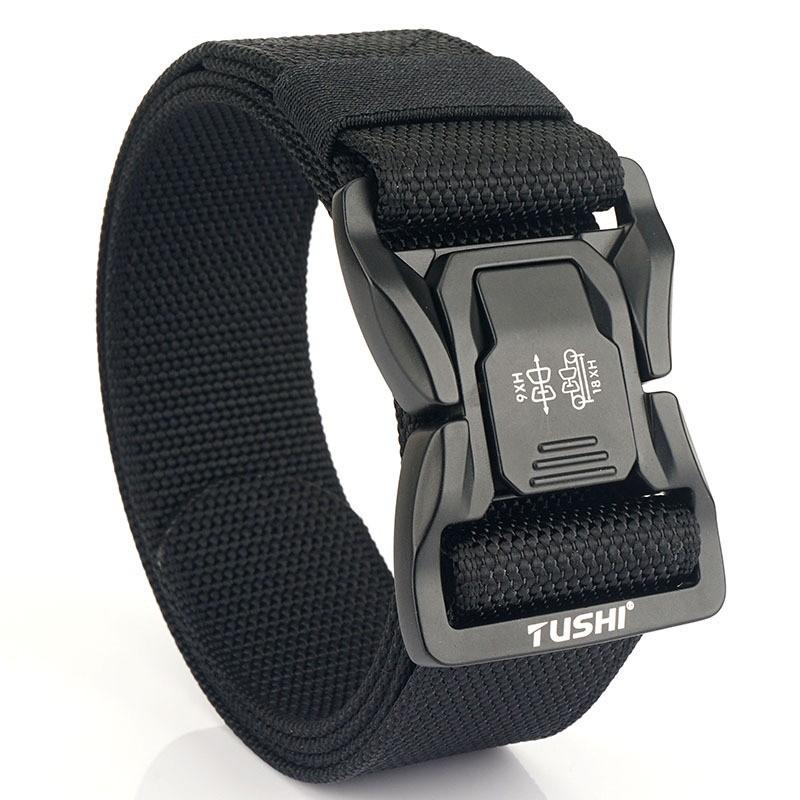 

4.3 Aluminum Alloy Buckle Training Nylon Belt Outdoor All-match Tooling Quick-release Men s 125cm