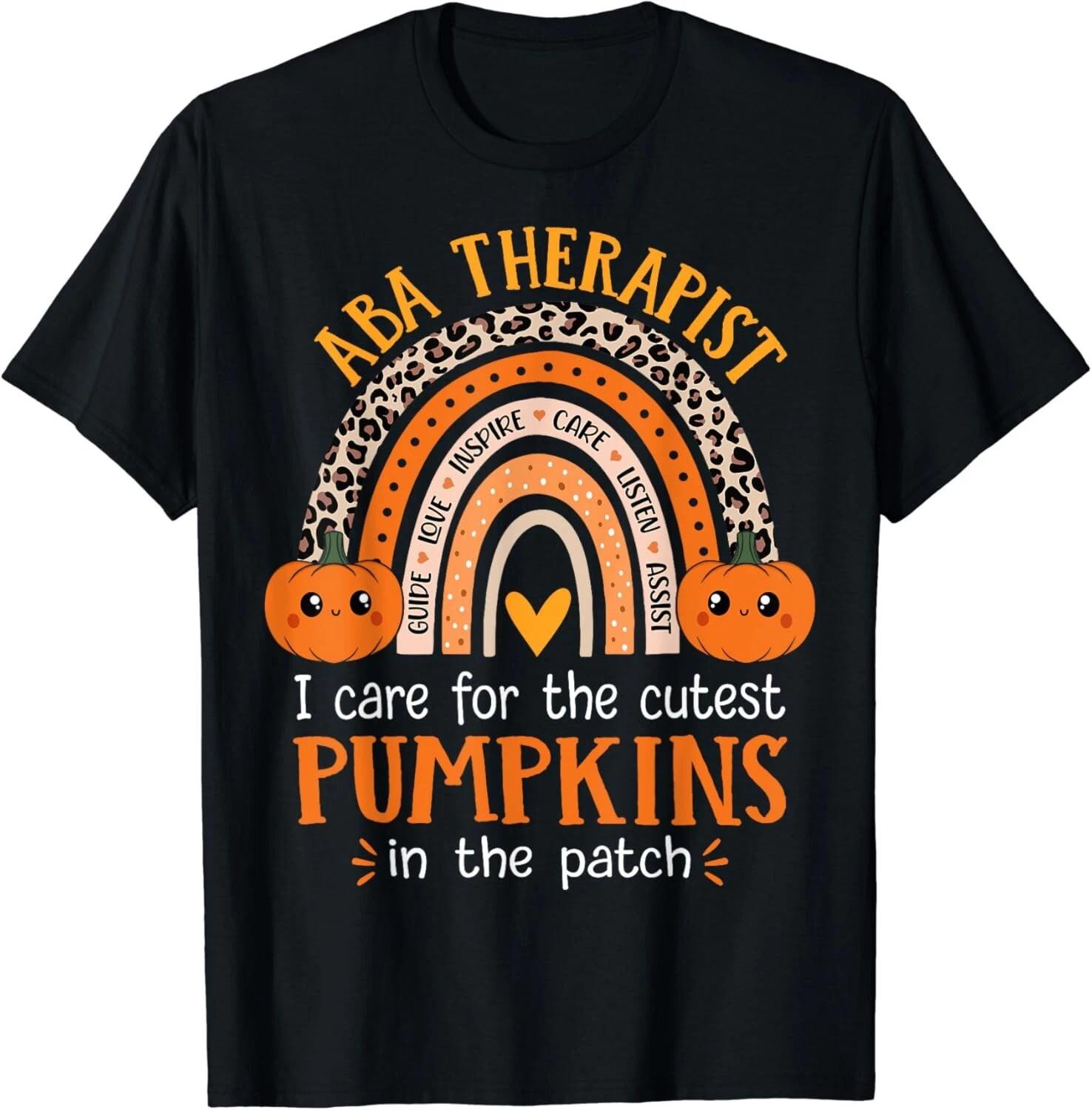 Applied Behavior Analysis Therapist Halloween ABA Therapy Gift Unisex T-Shirt 3XL