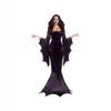 Gothic Velvet Witch Costume: Slim Fit Bat Sleeve Mermaid Dress for Halloween Party 2025