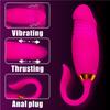 360° Rotation Butt Plug Vibrator for Women Men Prostate Massager Gay APP Anal Vibrator Anal Plug Sex Toy Adult Supplies