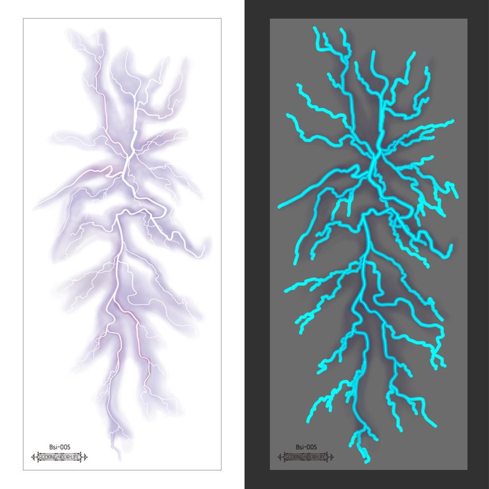 2025 Świecące naklejki tatuaże K-pop Demon Hunter: Halloweenowy Girl Group Tekstura i Oświetlenie Symulacja Naczynia Krwionośnego