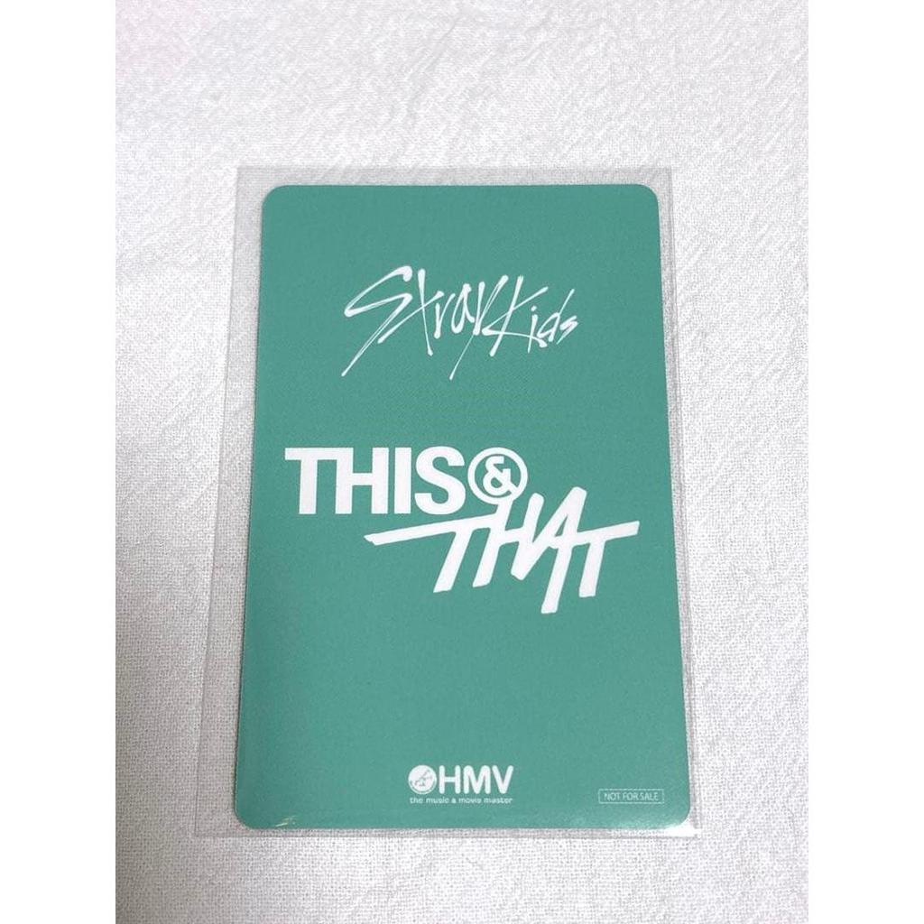 Used Stray Kids Felix HMV Trading Card B SKZ